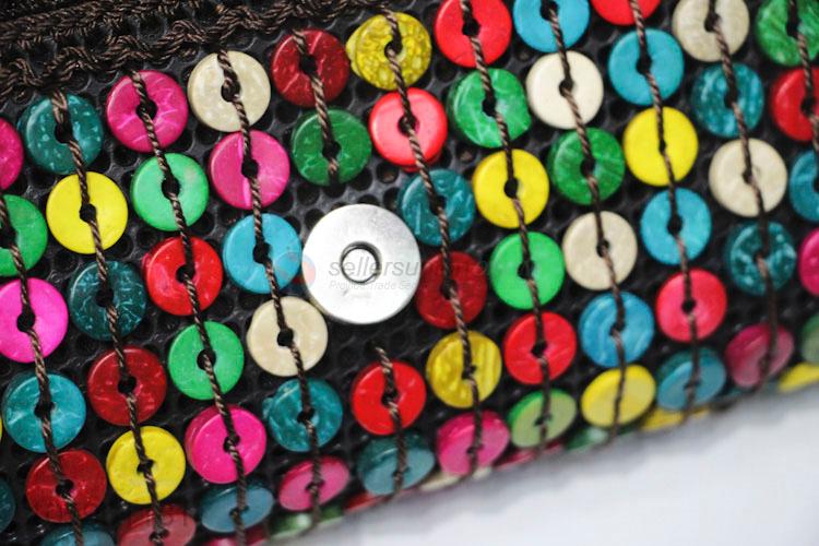 Delicate Design Colorful Handmade Handbag