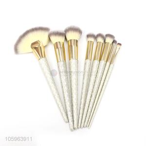 Factory low price 10 pcs cosmetic beauty make up tools synthetic makeup brush set