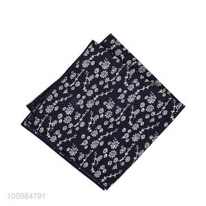 Recent design custom pocket square men suit handkerchief