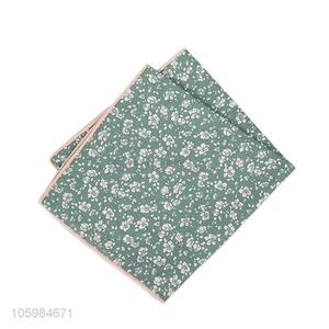 Popular design custom pocket square men suit handkerchief