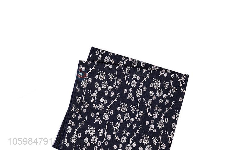 Recent design custom pocket square men suit handkerchief