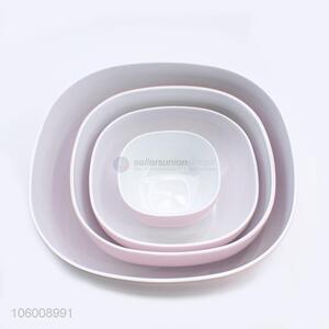 ODM factory 4pcs/set square melamine bowls