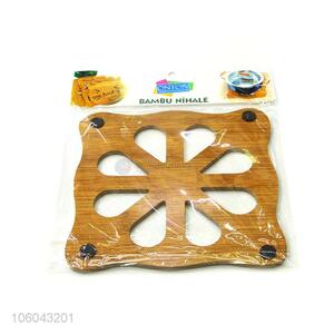 Latest style eco-friendly kitchen accessories round hollow-out placemat
