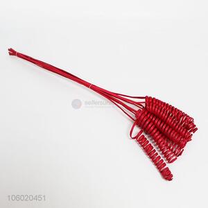 Red artificial handmade palm spring flower for home decoration