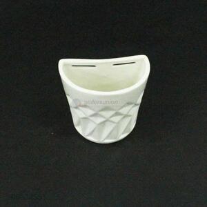 White home decoration ceramic hanging pot