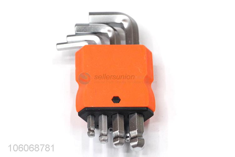 High grade 9pcs steel ball end hex wrench allen wrench