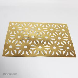 Latest kitchen accessoires plastic pvc foam placemats gold color dining table mats