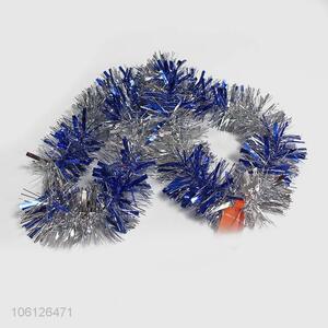 Oem factory hanging glitter tinsel for Christmas decor