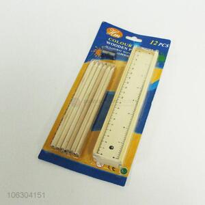 Good Sale Wooden Colour Pencils With Case Set