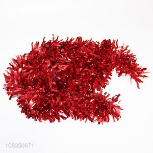 Premium quality colorful glitter christmas tinsel for decoration