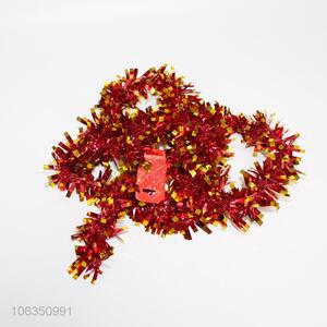 Wholesale Christmas products colorful glitter christmas tinsel for decoration