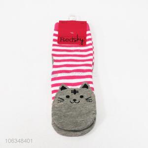 New arrival catoon ladies polyester socks for winter