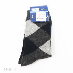 Wholesale men winter thermal socks custom polyester socks