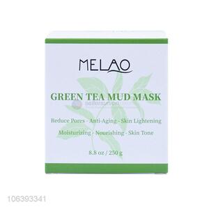 OEM natural organic moisturizing nourishing green tea mud mask