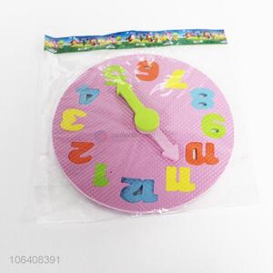 Custom Colorful EVA Clock Shape Puzzle