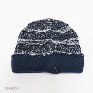 Good sale men trendy winter outdoor knitting beanie hats