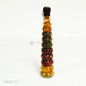 Wholesale creative home decoration glass bottle filled with fruit and vinegar