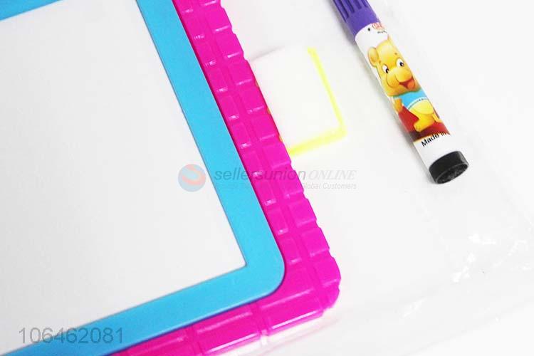 Newest house shaped magnetic writing board educational toy