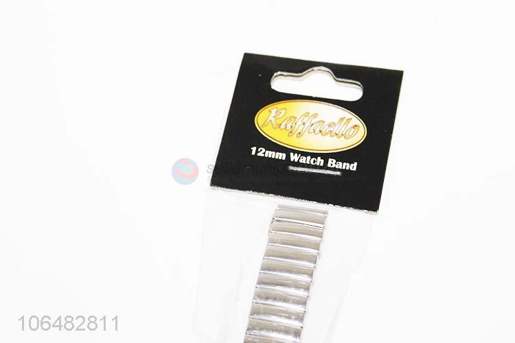 Hot sales custom silver watch strap metal watch band