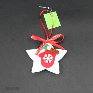 Wholesale Non-woven Five-pointed Star Pendant Christmas Tree Decoration