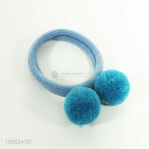 Hot Selling Hair Ring With Pompon Ball