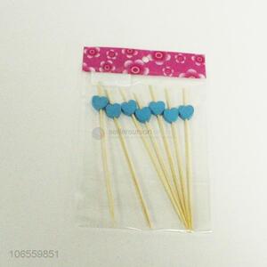 Wholesale custom disposable personalized bamboo fruit toothpicks