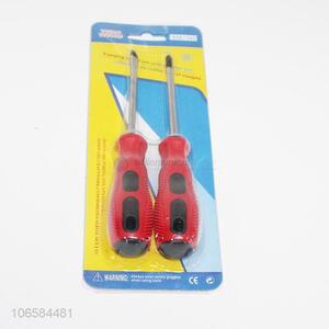 Wholesale price iron screwdriver with rubber handle
