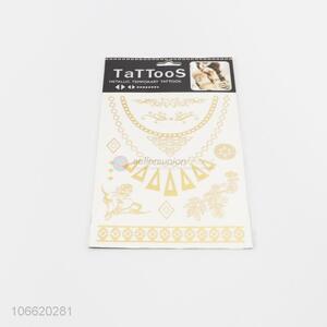 Reasonable price personalized gold foil temporary tattoo sticker