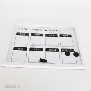 High quality week planner board message board