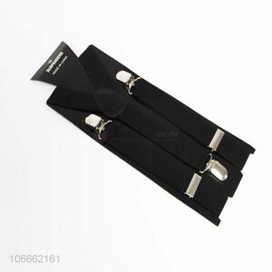 Good sale sipmle black adjustable elastic suspender
