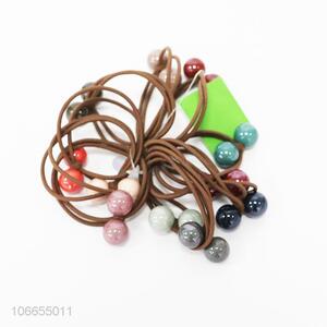 Best quality 11pcs acrylic bead decoration hair rings