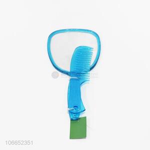 Good quality promotional plastic mirror and comb set