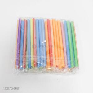 Premium quality disposable plastic straw 100pcs/set