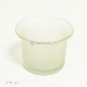 Wholesale Frosted Glass Candlestick Fashion Candle Holders