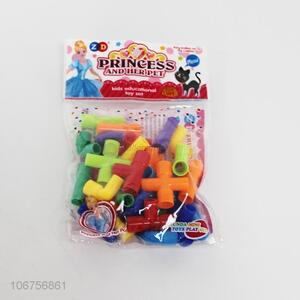 Promotion gift children educational colorful plastic building blocks toy