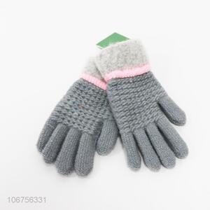 Creative New Gloves Women Warm Winter Stretch Knit Full Finger Female Fashion Gloves