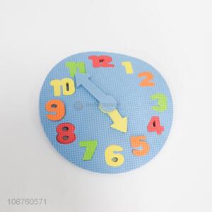 New Novelty Toy Room Sticker Cartoon Wall Eva Foam Clock