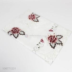Unique design luxury pierced embroidered table cloth