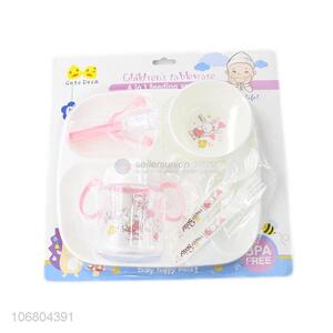 New products bpa free 4-in-1 baby feeding set with tray