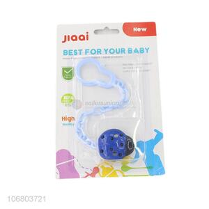 Wholesale cheap cartoon baby pacifier chain clip baby teether