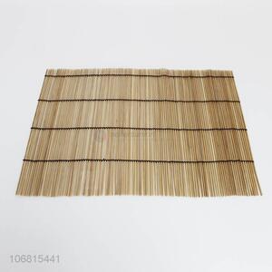 Factory Sale Kitchen Table Bamboo Placemat Stain-Resistant Heat-Resistant Placemats