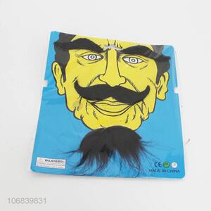 Promotional costume party supplies black eyebrow and moustache set
