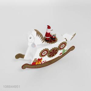 Good Sale Wooden Christmas Ornament With Music