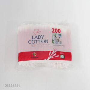 Hot sale 200pcs plastic stick cotton swabs