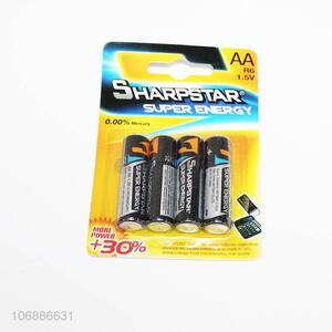 High Quality 4PCS Battery 1.5V AA Super Battery