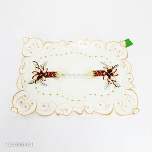 New Style Polyester Placemat With Exquisite Embroidery