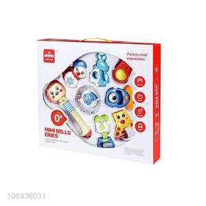 Bottom Price Lovely Cartoon Baby Rattle Toys Best Plastic Baby Bell Toys