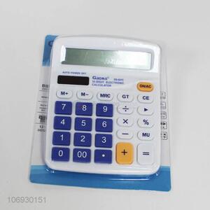 High quality office use 12 digits plastic calculator
