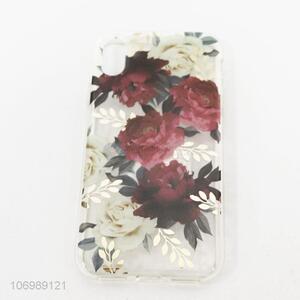 Lowest Price Flowers Pattern Cellphone Mobile Phone Protective Case Cover Shell