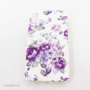 Contracted Design Flowers Pattern Cellphone Mobile Phone Protective Case Cover Shell